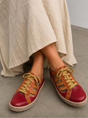 Spring Step L'Artiste Porscha Leather bohemian sneaker sandals size 42